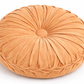 Coussin de Méditation Citrouille en Velours - Soutien Lombaire Artisanal