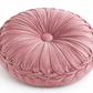 Coussin de Méditation Citrouille en Velours - Soutien Lombaire Artisanal
