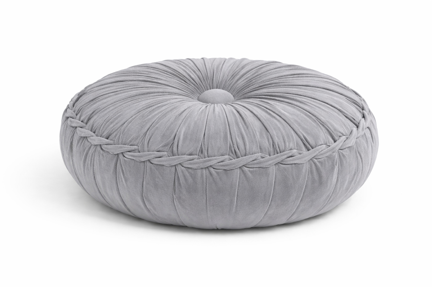 Coussin de Méditation Citrouille en Velours - Soutien Lombaire Artisanal