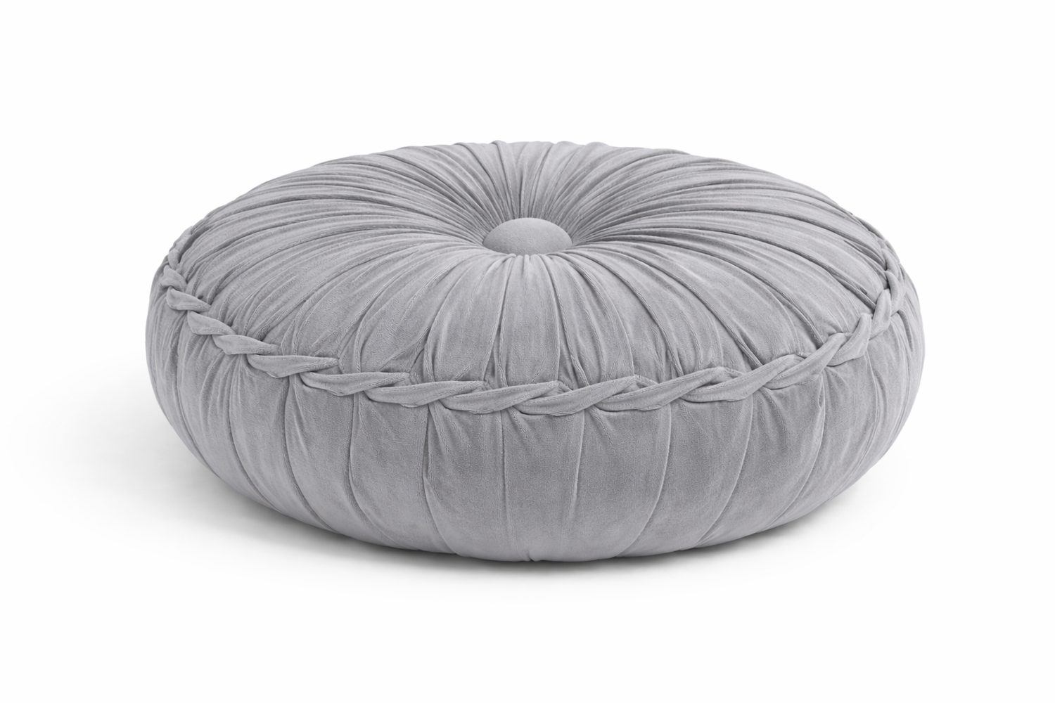 Coussin de Méditation Citrouille en Velours - Soutien Lombaire Artisanal