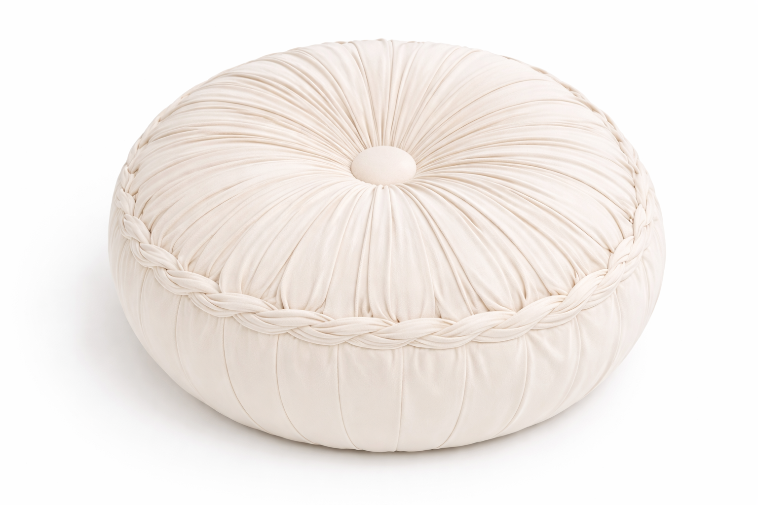 Coussin de Méditation Citrouille en Velours - Soutien Lombaire Artisanal