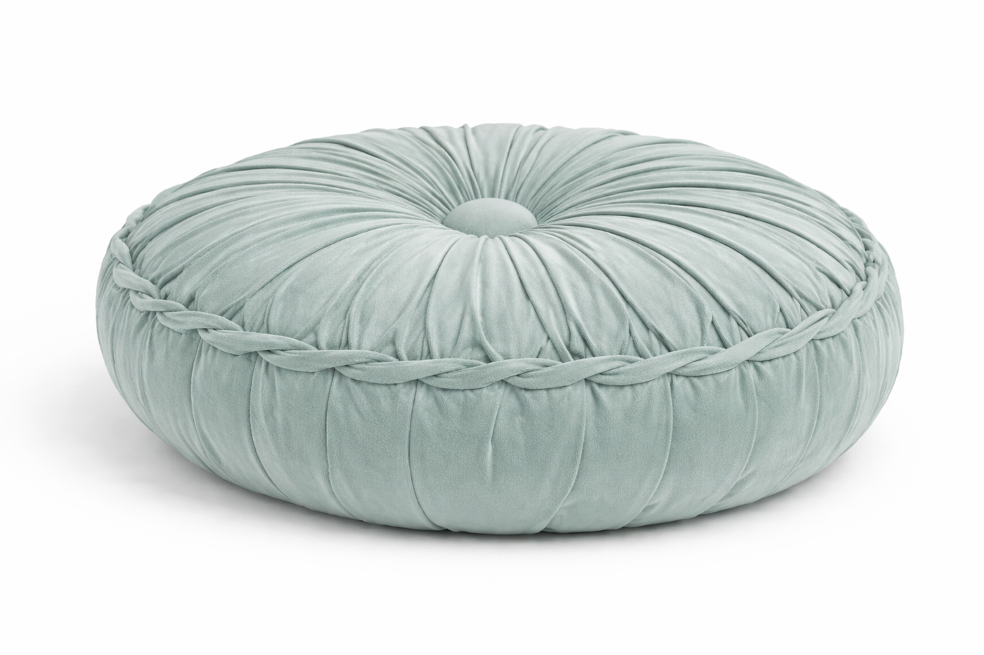 Coussin de Méditation Citrouille en Velours - Soutien Lombaire Artisanal