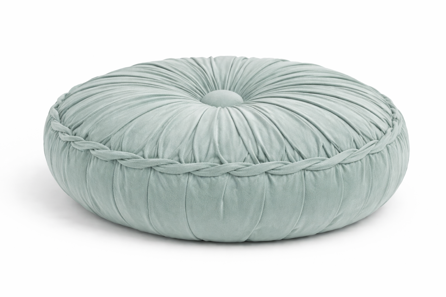 Coussin de Méditation Citrouille en Velours - Soutien Lombaire Artisanal
