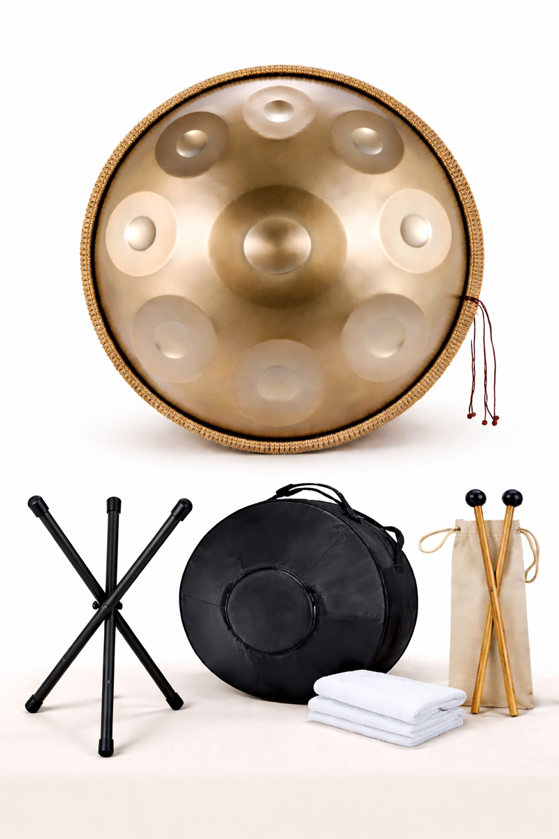 Handpan 18 Pouces en Sol Mineur (G Minor) - 9 Notes — détail