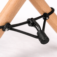 Support Handpan en Hêtre Massif - Trépied Ajustable (10 à 22 pouces)