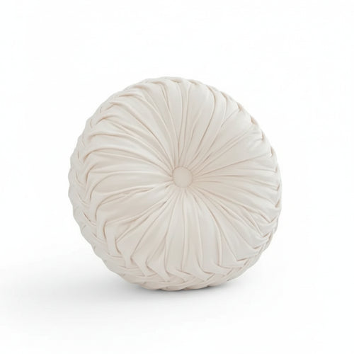 Coussin de Méditation Citrouille en Velours - Soutien Lombaire Artisanal