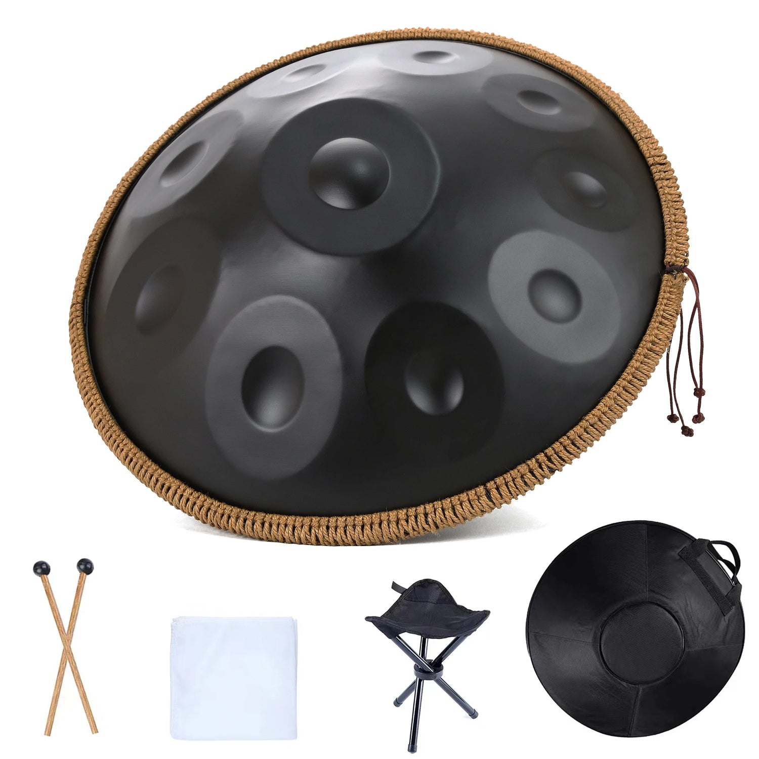 Handpan 18 Pouces en Sol Mineur (G Minor) - 9 Notes