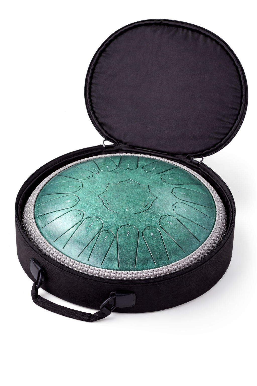 Steel Tongue Drum 13 Pouces - 15 Notes - Tambour de Langue Zen 432Hz