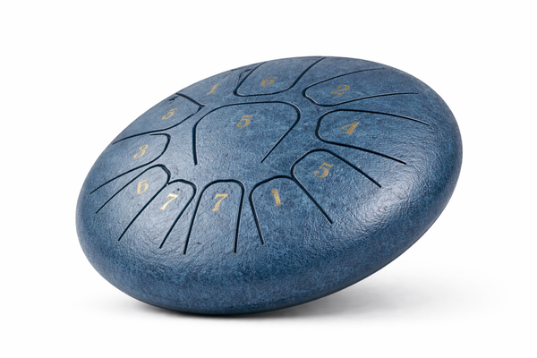 Mini Steel Tongue Drum 6 Pouces - Tambour de Langue Portable 8 Notes