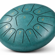 Mini Steel Tongue Drum 6 Pouces - Tambour de Langue Portable 8 Notes