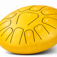 Mini Steel Tongue Drum 6 Pouces - Tambour de Langue Portable 8 Notes