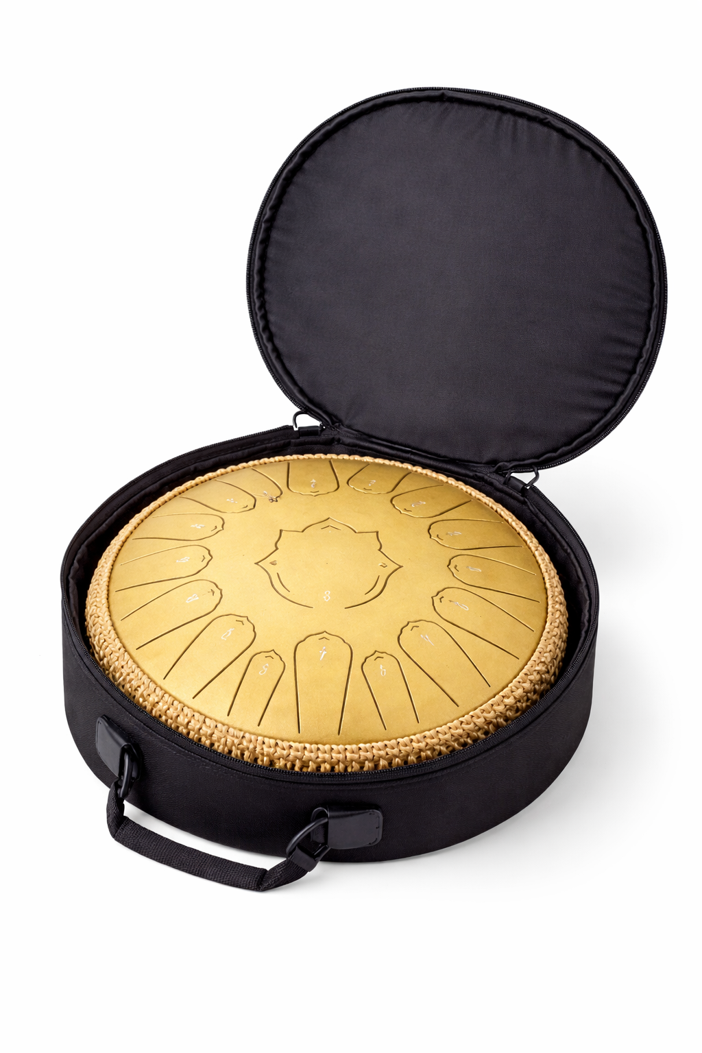 Steel Tongue Drum 13 Pouces - 15 Notes - Tambour de Langue Zen 432Hz