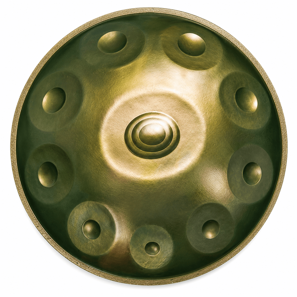 Handpan Do majeur Vert SERENYA — 14 notes