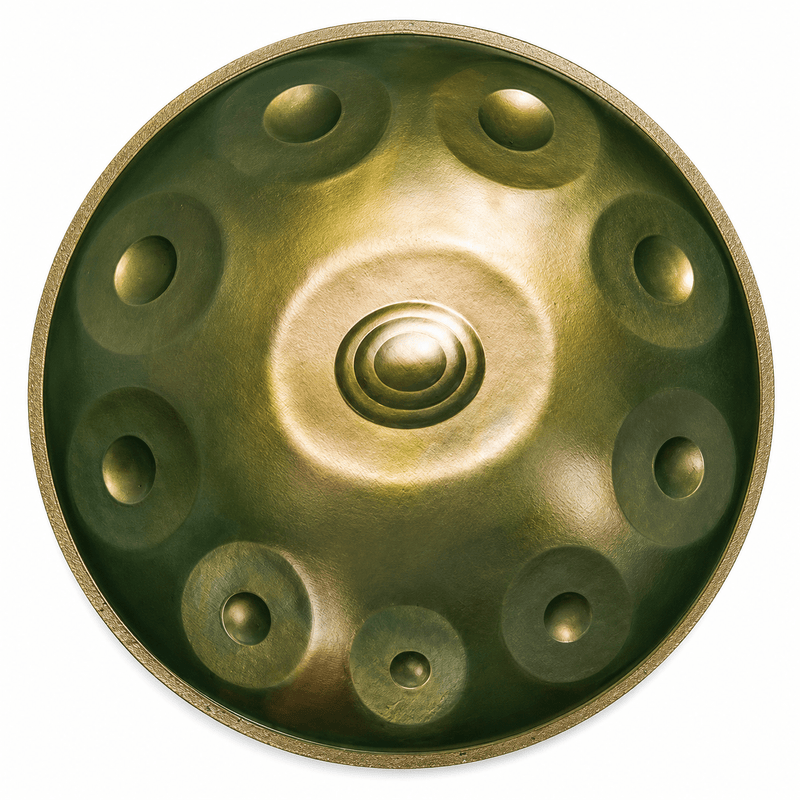 Handpan Do majeur Vert SERENYA — 14 notes