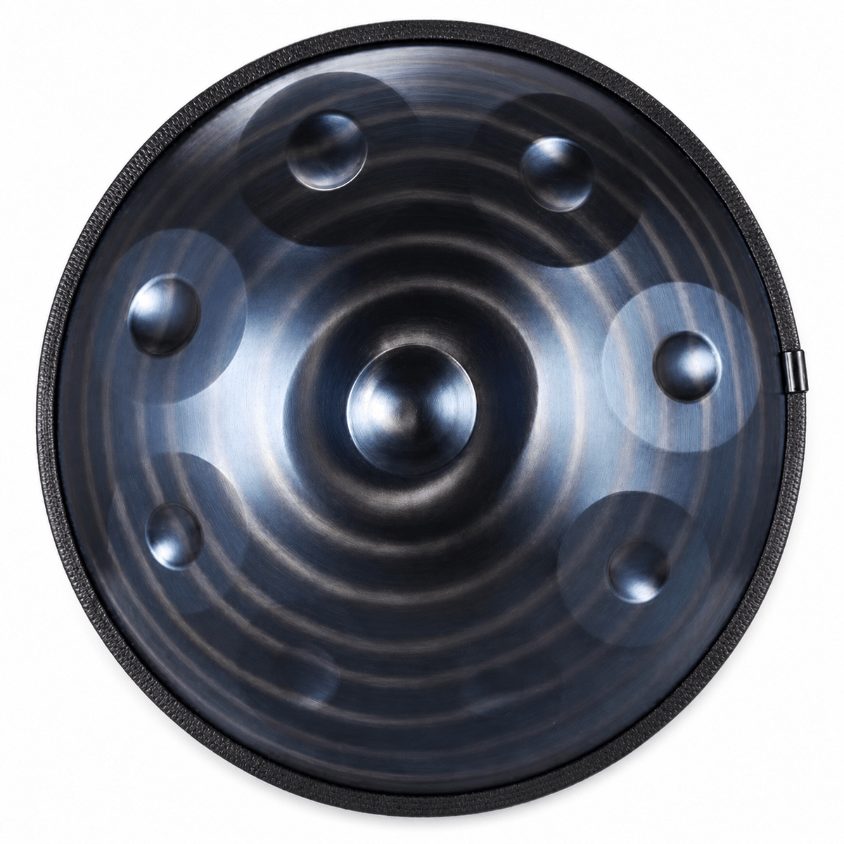 Handpan Spirale Sacrée Ré mineur Kurd bleu — 12 notes